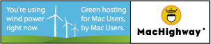 MacHighway - Web Hosting for Mac Users, by Mac Users, Since 1997