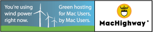 MacHighway - Web Hosting for Mac Users, by Mac Users, Since 1997